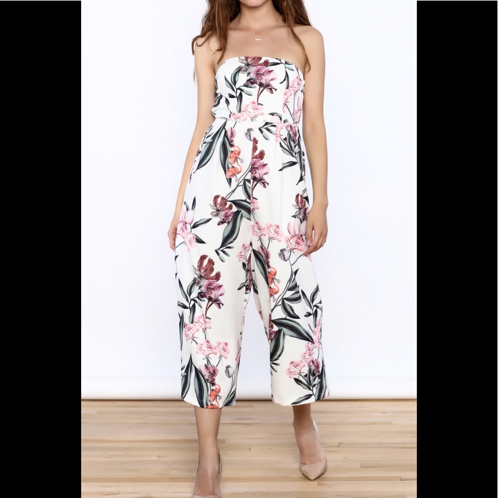 L’atiste by Amy Floral Jumpsuit Med